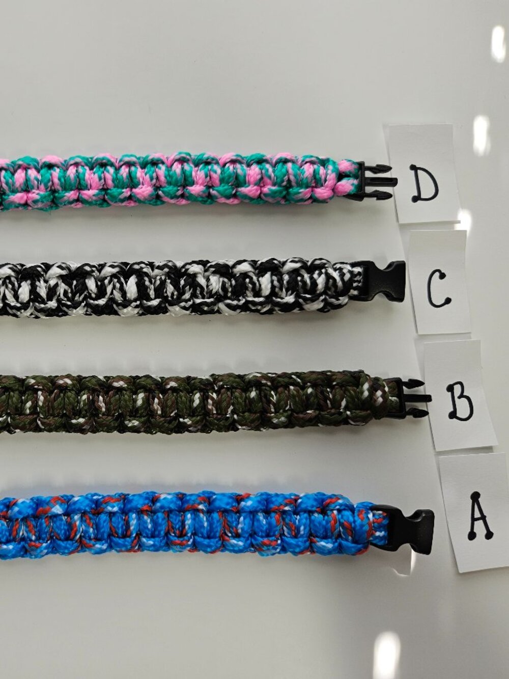 Paracord Bracelets Cobra Braid Style